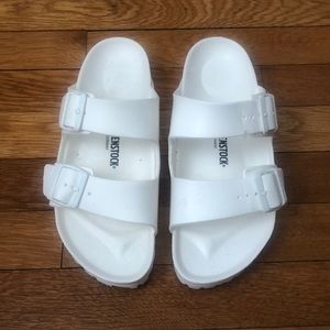 White, Birkenstock sandals